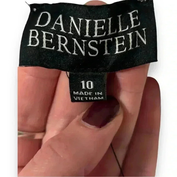 Danielle Bernstein NWT White Puff Sleeve Button Down Square Neck Mini Dress - Picture 4 of 16